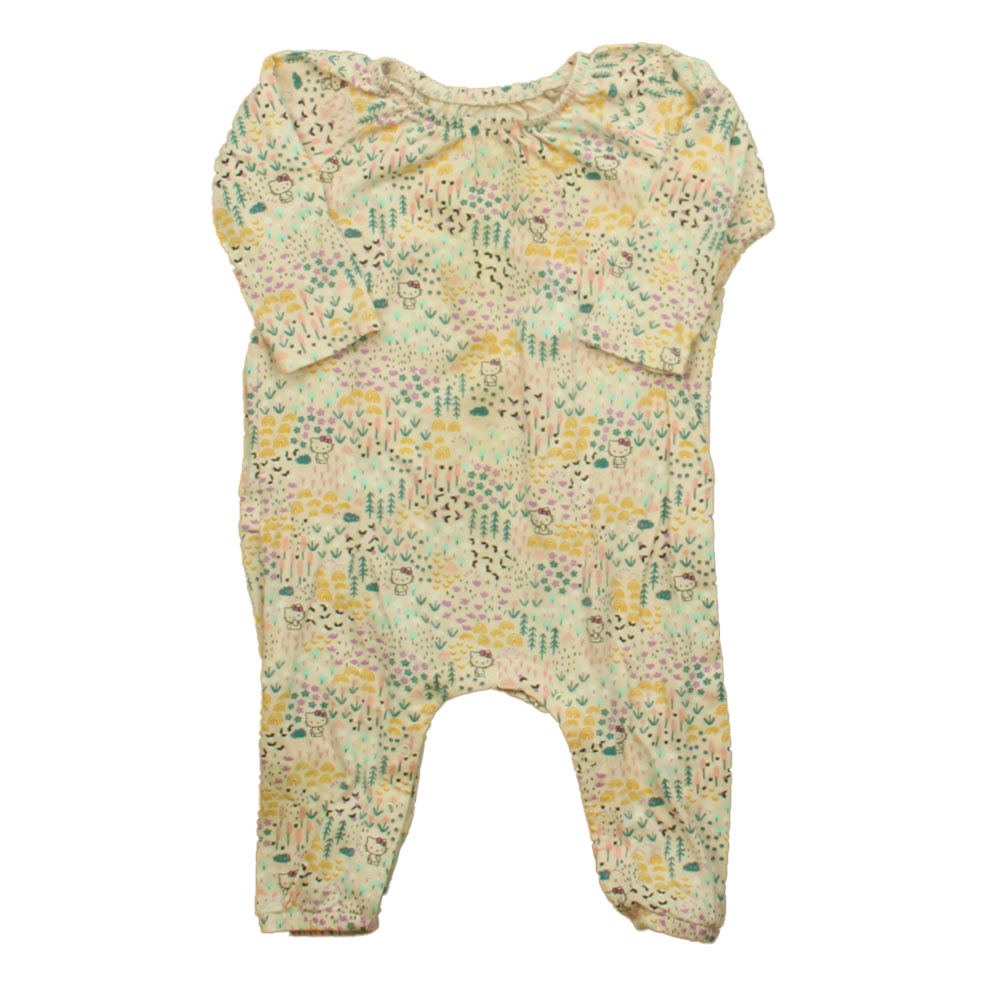 Tea Collection Girls Pink Hello Kitty Long Sleeve Outfit size: 6-9 Months